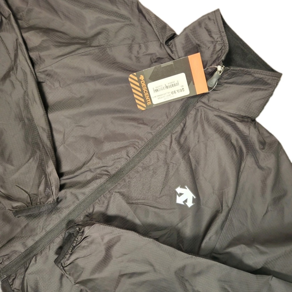 NWT Descente Velom Full Zip Womens XS Ripstop Cycling Running Windbreaker Jacket